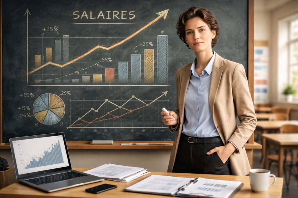 analyse détaillée du calendrier des salaires des professeurs, mettant en lumière les tendances actuelles et les perspectives d'évolution pour l'avenir de la rémunération dans le secteur de l'éducation.