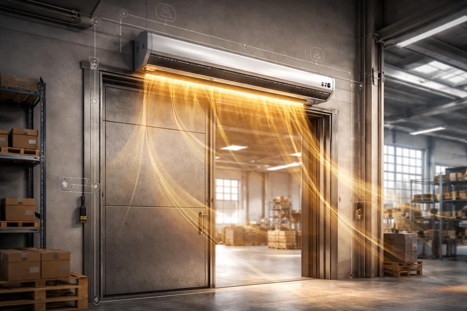 découvrez nos astuces pour un dimensionnement optimal de votre rideau d'air chaud, garantissant efficacité énergétique et confort thermique.