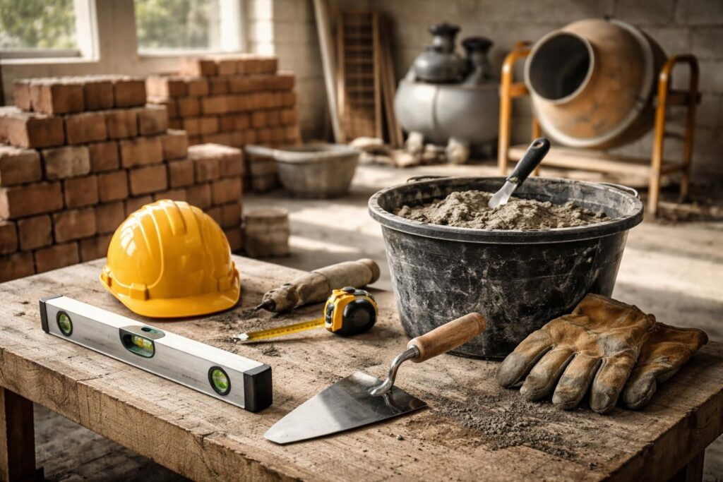 découvrez le matériel indispensable pour un auto-entrepreneur en maçonnerie afin de mener à bien tous vos chantiers avec efficacité et professionnalisme.