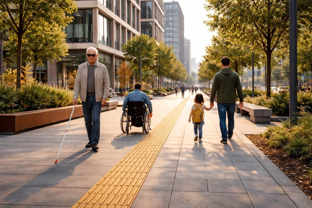 découvrez pourquoi la bande de guidage pmr est essentielle et obligatoire dans les nouveaux projets urbains pour assurer l'accessibilité et la sécurité des personnes à mobilité réduite.