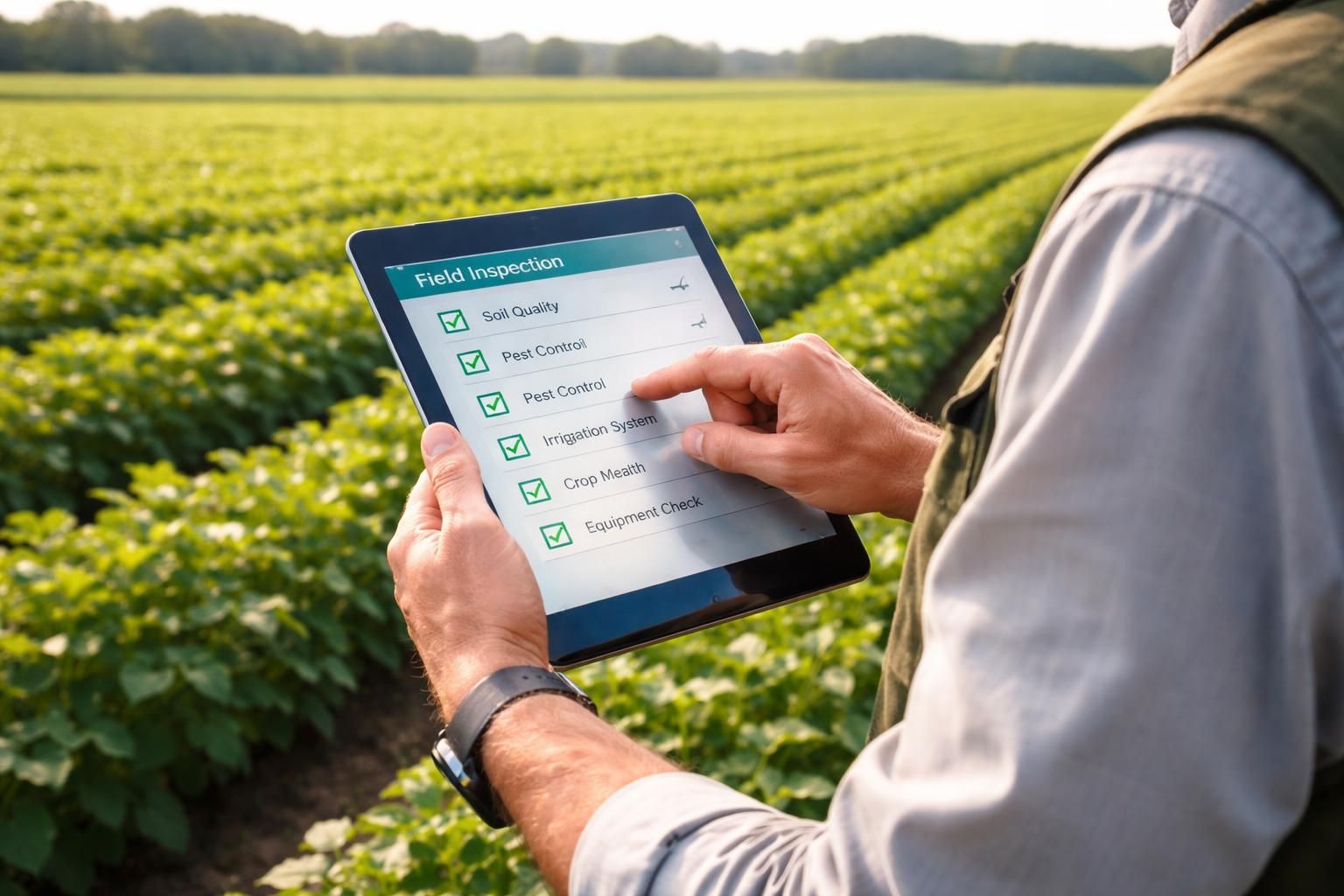 optimisez la qualité terrain grâce à nos audits et checklists numériques réalisés sur tablette tactile, pour un contrôle précis et efficace.